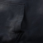 2XL SATOSHI Hoodie Vintage Distressed Washed Black Classic Letter Print Rainbow Nail Bead Hood Sweatshirts Men Women Streetwear - Matrix-studios.com