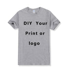 EU Size 100% Cotton Custom T Shirt Make Your Design Logo Text Men Women Print Original Design Gifts Tshirt - Matrix Studios