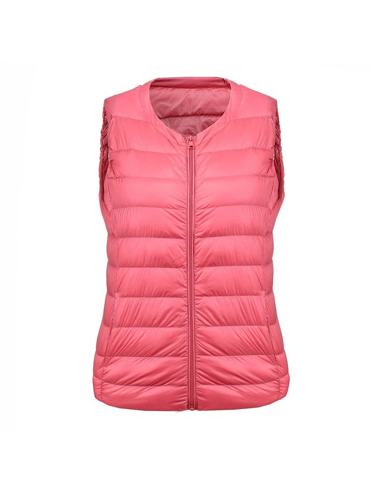 NewBang Brand 7XL 8XL Large Size Waistcoat Women's Warm Vest Ultra Light Down Vest Women Portable Sleeveless Winter Warm Liner - Matrix Studios