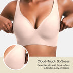 Zero Feel Jelly Wireless Seamless Bra for Women, Gentle All Day Shaping Support, Skin Friendly Breathable Seam Edge, Light Invisible Bra for Office Casual Daily Wear - Matrix Studios
