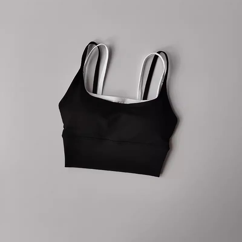 Sports Bra for Women Gym Vest Yoga Beauty Black Tube Top Running Sports Bra Fitness Yoga Crop Top Underwear Sexy Sport Bra Top - Matrix Studios
