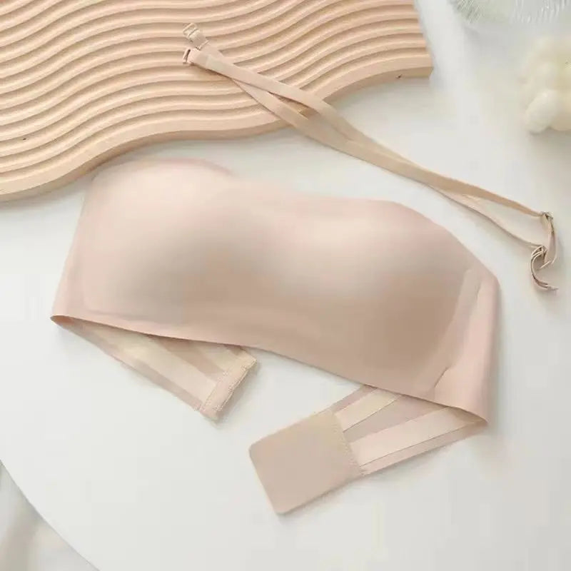Sexy Seamless Tube Top Bra Invisible strapless Bras Women Underwear thin Non slip Push up Bralette Wireless Female Lingerie - Matrix Studios