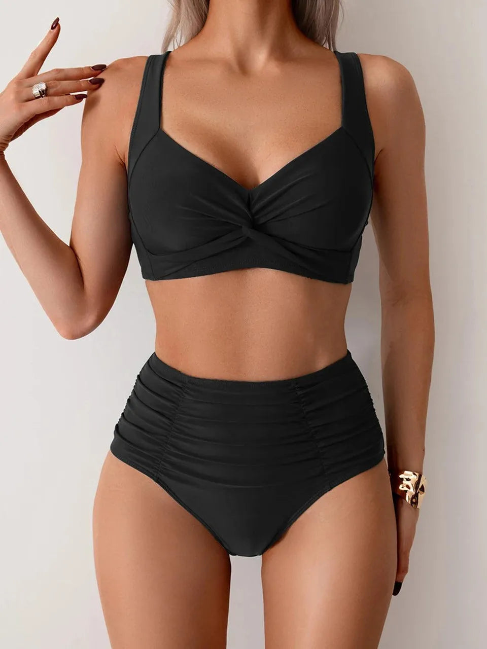 Swimsuit For Women 2025 Women Two Piece Swimsuit Sexy Two Piece High Waist Bikini Swimsuit купальники жіночий 2 - Matrix-studios.com