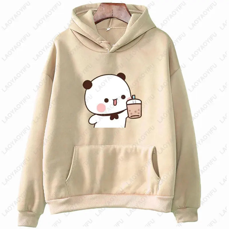 I Like BuBu/Dudu Kawaii Matching Graphic Hoodie Panda Bear Bubu and Dudu Couples Sweatshirt Unisex Cartoon Hoody Couples Gift - Matrix Studios