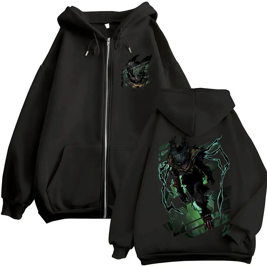 Japan Anime My Hero Academia Zip Up Hoodies Harajuku Fashion Manga Vintage Sweatshirt Men Women Fleece Oversized Tracksuit Coats - Matrix Studios