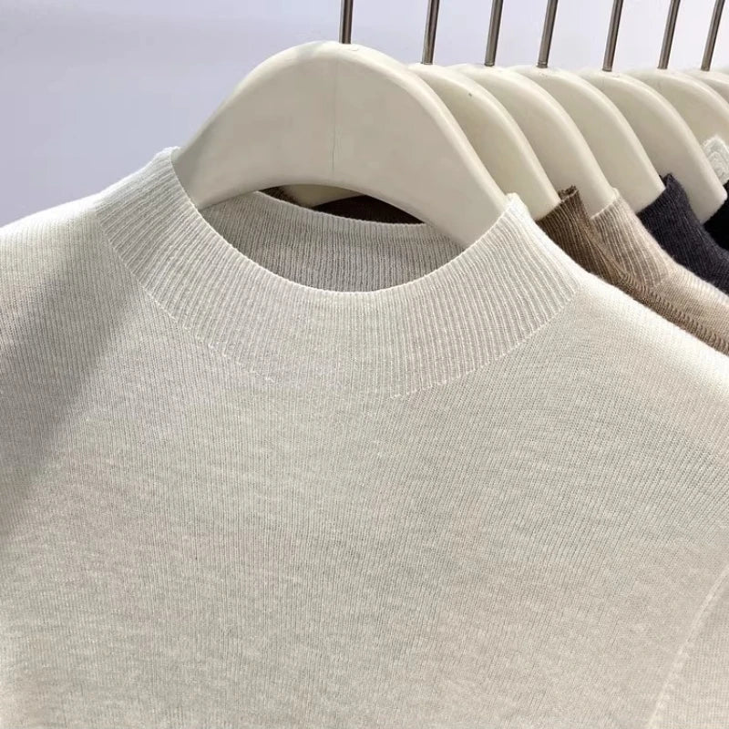 Autumn Winter Turtleneck Sweater Women 2026 Solid Slim Pullover Warm Casual Jumpers Korean Fashion Knitwear Base Layer Tops - Matrix Studios