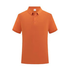 100% Cotton Classic Uniform Work Men And Women Golf Polo Shirts Custom Print Design Brand Text Tops Button Down Lapel Shirt - Matrix-studios.com