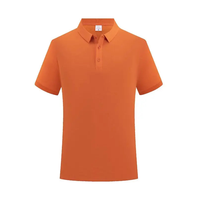 100% Cotton Classic Uniform Work Men And Women Golf Polo Shirts Custom Print Design Brand Text Tops Button Down Lapel Shirt - Matrix-studios.com