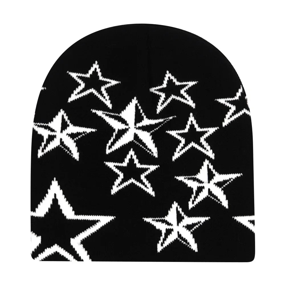 Y2K Letter Knitted Winter Autumn Beanie Cap Men Women Kanye Beanies Gorras Hombre Top Warm Skiing Hat Ear Hats Hip Hop Skullcap - Matrix-studios.com