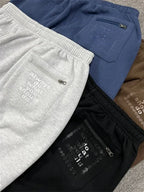 HOUZHOU Vintage Graphic Fleece Sweatpants Women Casual Classic Gray Black Wide Leg Warm Trouser Thick Jogger Hip Hop Winter 2024 - Matrix-studios.com