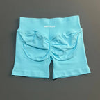 HISTELLO Impact Shorts Df Substitute High Waist Women Yoga Workout Shorts Seamless Leggings Stretch Fitness Gym Running Shorts - Matrix Studios