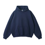 ZODF New Thick 350gsm Fleece Hooded Hoodies For Men Unisex Winter Oversized Loose Basic Solid Sweatshirts Pullovers Coats HY0631 - Matrix Studios