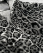 Hip-hop New Two-sided Clothing Harajuku Retro Leopard Print Fashionable Loose Zipper Hoodie Men Street Casual Sweatshirt Women - Matrix Studios