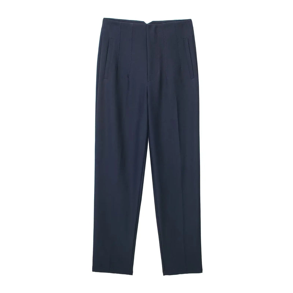 Koekop Office outfits Pencil Trousers Black Pink White Ladies Pants Fashion Office Wear High waist Pants for Women Formal Pants - Matrix-studios.com
