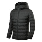 JNLN Men's Winter Down Jacket Duck Down Lightweight Padded Jackets Hiking Camping Climbing Trekking Graphene Lining Warm Coat - Matrix Studios