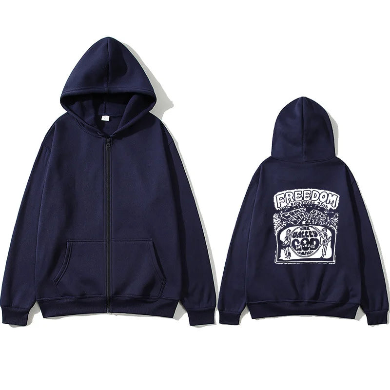 Simon Henriksson Zipper Hoodie "Scream of Fear" Simon's Role Playing Sweatshirt Autumn/Winter Gamer Gift Fashion Aesthetic - Matrix Studios