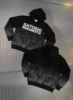 Street Casual SATOSHI Hoodies Pullover Embossed Pattern Embroidery Turtle Shell Design Washed Hooded Men Women Loose Sweatshirts - Matrix-studios.com