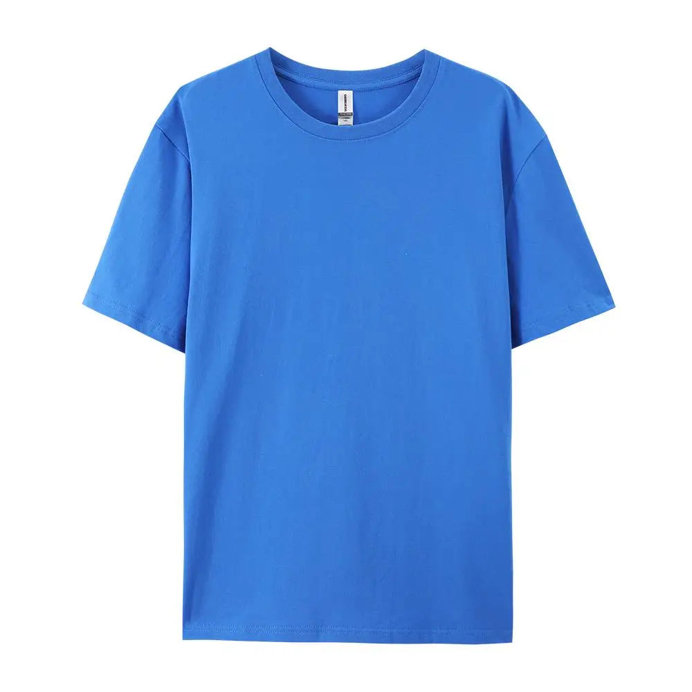 100% Cotton Solid T-shirts Women Sporty Short Sleeve Tees Fashion Casual White Black Clothing Loose O-Neck Female Summer Tops - Matrix-studios.com