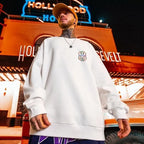 American Style Baseball Style Trendy Brand Print Cool Guy Outfit Men's Sweatshirts High Street Casual Sweater - Matrix Studios