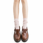1/3/5 Pairs Women's Ribbed Crew Socks Soft Stretchy Solid Color Slouch Mid-Calf Sock High Quality Elastic Casual Fashion Sox - Matrix Studios