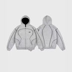Street Retro Men's Casual Sportswear with Trendy Silhouettes Unique Hip-Hop Style Patterned Oversized Sweatshirts Casual Hoodies