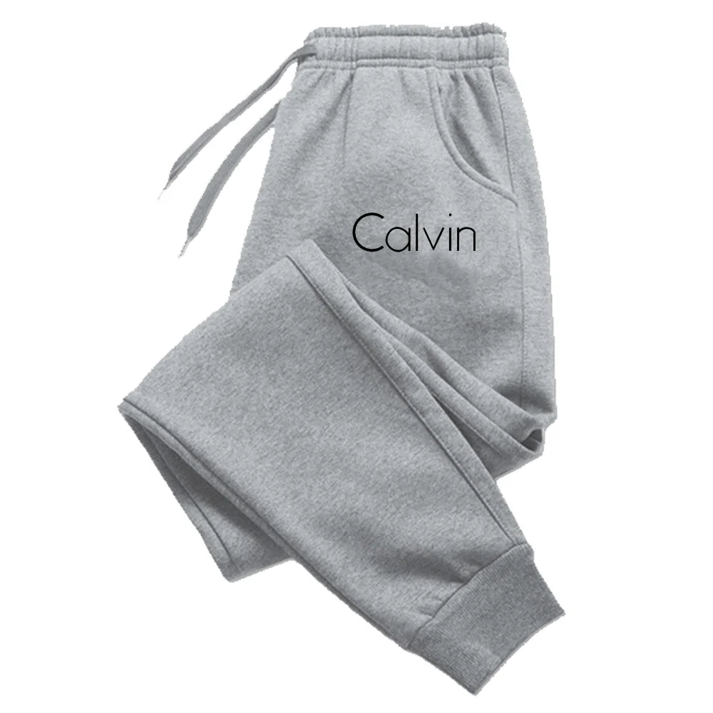 Casual Printed Sports Running Trousers Men Women Autumn Drawstring Long Pants Fitness Solid Sweatpants Unisex Gym Wear - Matrix-studios.com