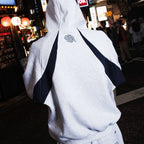 Autumn and winter new trendy men's and women's high street Japanese casual sports letter hooded sweatshirt and pants set