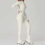 Winter Sport Jumpsuits Women Warm Gym Overalls Fleece Fitness Bodysuits Workout One Piece Clothing LongSleeve Yoga Jumpsuits - Matrix Studios