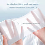 Ultra-Thin Breathable Ice Silk Top Bra Women's Bustier Underwear Seamless Back Halter Vest Wrap Bra Small Chest Together - Matrix Studios