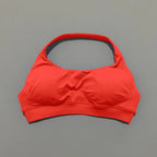 Sports Bra Women Seamless Yoga Halter Bra Top High Support Open Back Bra Fitness Push-up Activewear Workout Gym Underwear - Matrix-studios.com