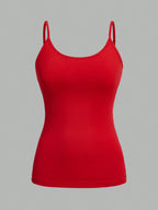 4 pcs Women Solid Color  Camisoles Vest Women Tank Tops Female Summer Sexy Strap Basic Tops Sleeveless Camisole T-shirt - Matrix-studios.com