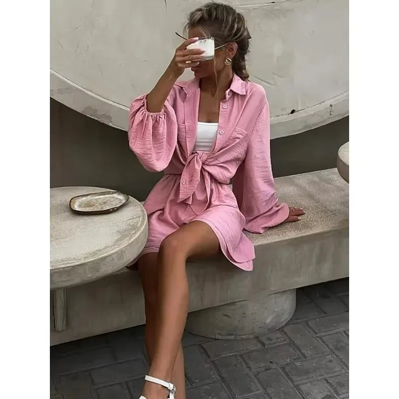 Casual Loose Short Sets For Women 2 Piece Sets Womens Outfits Spa Holiday Baggy Fashion Shorts Suits Woman Summer - Matrix-studios.com