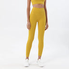 SOISOU Nylon Yoga Pants Gym Leggings Women Girl Fitness Soft Tights High Waist Elastic Breathable No T Line Sports Pants - Matrix-studios.com