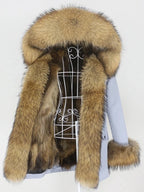 OFTBUY Winter Jacket Women Long Parka Real Fox Fur Coat Natural Raccoon Fur Collar Hood Thick Warm Streetwear Parkas New - Matrix Studios