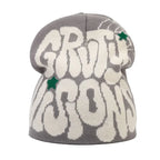 Y2K Letter Knitted Winter Autumn Beanie Cap Men Women Kanye Beanies Gorras Hombre Top Warm Skiing Hat Ear Hats Hip Hop Skullcap - Matrix-studios.com