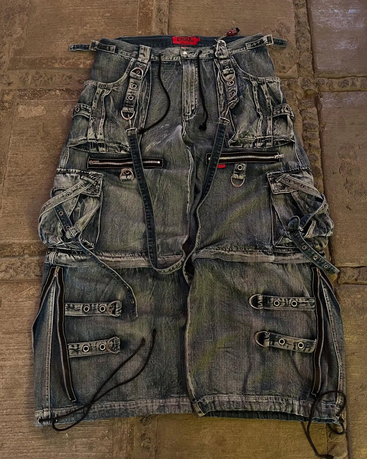 Streetwear Heavy Jeans Y2K Clothing Men Women Hip Hop Retro Pockets Baggy Cargo Pants Baggy Jeans Low Rise Wide Leg Trousers - Matrix Studios