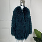 Womens Lamb Fur Coat Tibetan Sheep Fur Coats Long Winter Mongolia Sheepskin Fur Real Fur Coat Luxury Best Selling - Matrix Studios