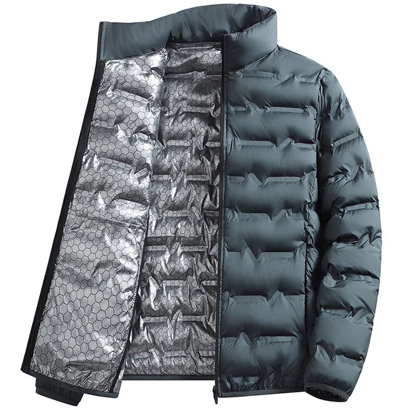 Men's Parka Men's Jacket Winter New down Jacket Solid Color Warm Jackets Men Business Leisure Coat Teenager Coats 96188 - Matrix Studios