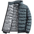 Men's Parka Men's Jacket Winter New down Jacket Solid Color Warm Jackets Men Business Leisure Coat Teenager Coats 96188 - Matrix Studios