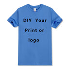 EU Size 100% Cotton Custom T Shirt Make Your Design Logo Text Men Women Print Original Design Gifts Tshirt - Matrix Studios