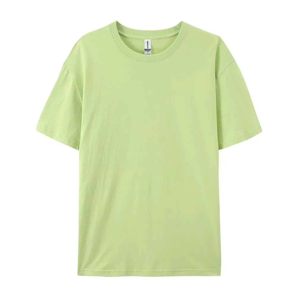 100% Cotton Solid T-shirts Women Sporty Short Sleeve Tees Fashion Casual White Black Clothing Loose O-Neck Female Summer Tops - Matrix-studios.com