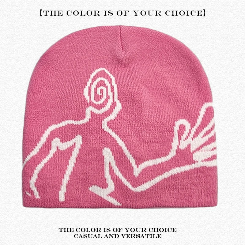 Warm Personal Fashion Street Beanies Outdoor Versatile Skateboard Sports ins New Men Women Niche Jacquard Hikers Knitted Hats