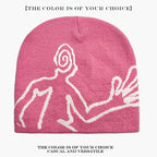 Warm Personal Fashion Street Beanies Outdoor Versatile Skateboard Sports ins New Men Women Niche Jacquard Hikers Knitted Hats