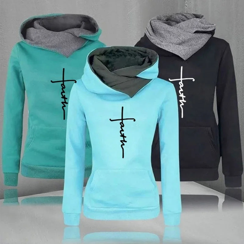 Womens Sweatshirts Fashion Casual Hoodies Clothing High Quality Jogging Pullovers Sports Long Sleeve Print Luxury Versatile Top - Matrix Studios
