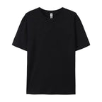 100% Cotton Solid T-shirts Women Sporty Short Sleeve Tees Fashion Casual White Black Clothing Loose O-Neck Female Summer Tops - Matrix-studios.com