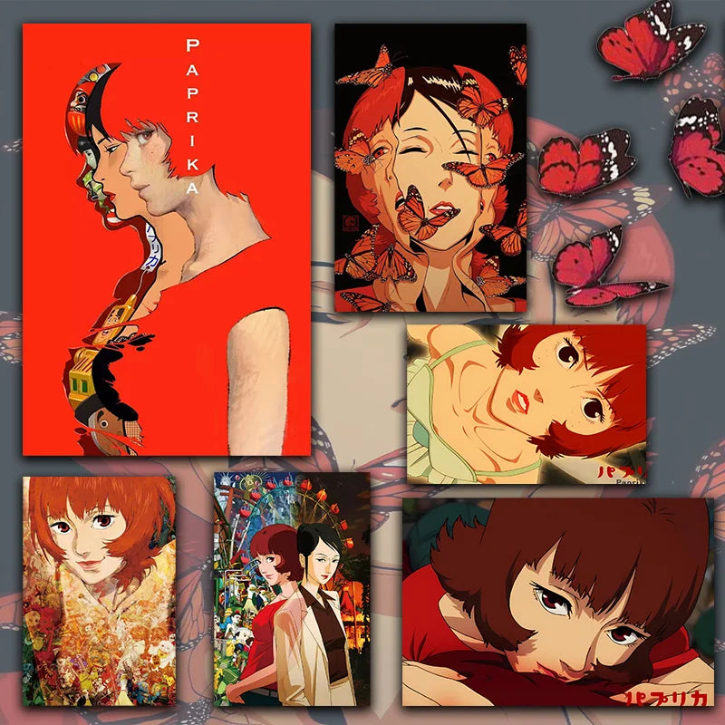 Classical Neo-futurism Japanese Anime P-Paprika K-Kon Satoshi Anime Wall Art Decor Poster Home Living Room Bar Garage Cafes - Matrix-studios.com
