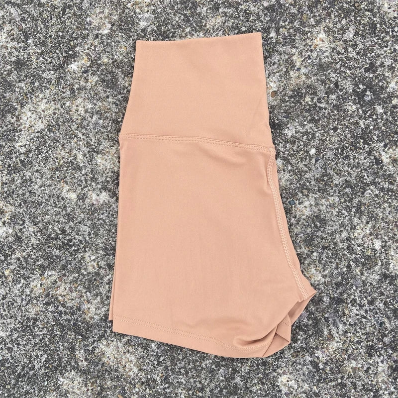 Sexy Solid Color Women Fitness Sport Short High Waist Athletic Yoga Short Leg Cycling Comprehensive Training Jogging Squat Proof - Matrix Studios