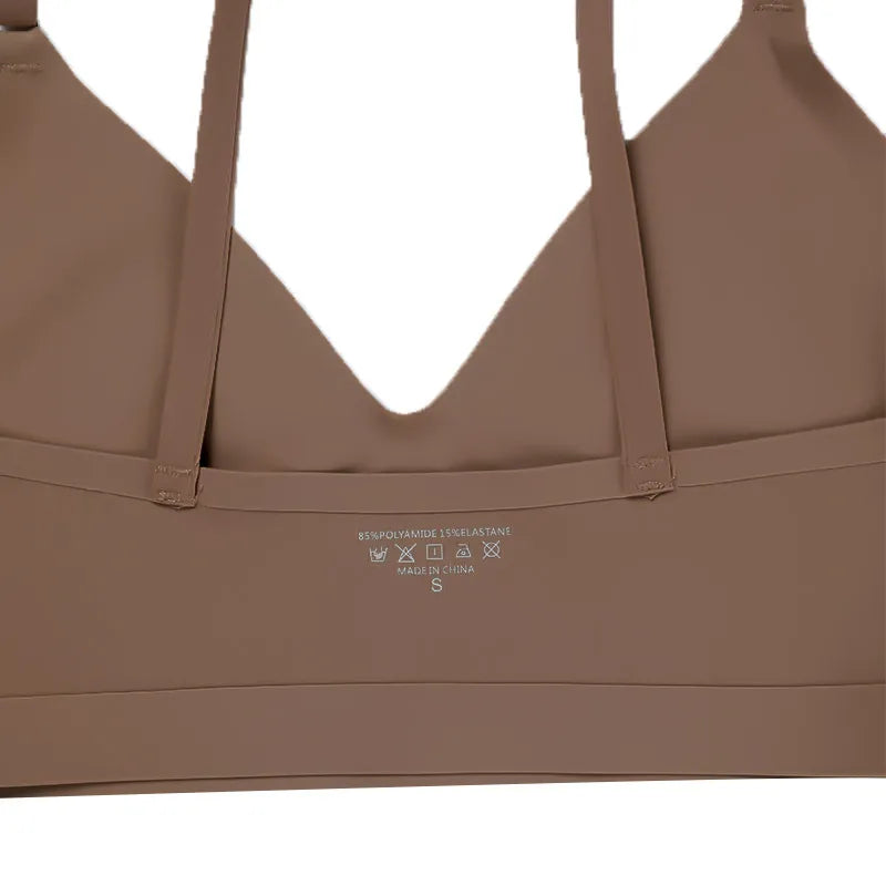Hot Sale High Quality Latest Design Us Size Stylish Solid Ice Silk Seamless Wireless Bras And Women Underwear Set - Matrix-studios.com