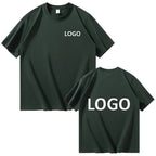 Customized 100% Cotton Printed T-shirts Men Fashion Short Sleeve O-neck Tshirt Women Personality Streetwear Tee Tops Camiseta