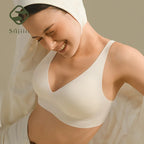 SUJIIN Sexy Seamless Wireless Bras for Women Push Up Padded Soft Support Invisible Lift V Neck Bralette Smooth Bra Female MX208 - Matrix Studios